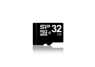 Silicon Power 32GB microSDHC, 10 klasė su SD adapteriu kaina ir informacija | Atminties kortelės telefonams | pigu.lt