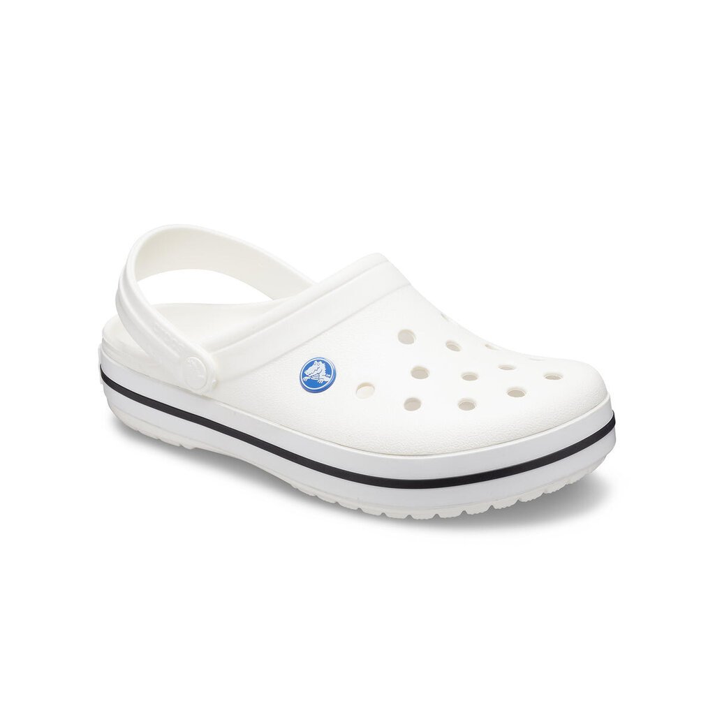 Crocs™ moteriški batai Crocband, balti kaina ir informacija | Šlepetės moterims | pigu.lt