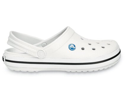 Crocs™ moteriški batai Crocband, balti kaina ir informacija | Šlepetės moterims | pigu.lt