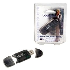 Адаптер Logilink Cardreader USB 2.0 Stick extern цена и информация | Адаптеры, USB-разветвители | pigu.lt