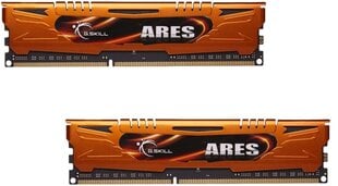 G.Skill DDR3 8Гб (4Гбx2) 1600МГц, CL9, Ares LowProfile AB Dual (F3-1600C9D-8GAB) цена и информация | Оперативная память (RAM) | pigu.lt