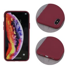 Mocco Silicone Back чехол Силиконовый чехол для Apple iPhone 12 Pro Max Бордовый цена и информация | Чехлы для телефонов | pigu.lt