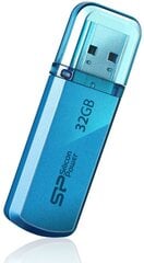 Silicon Power Helios 101 32GB 2.0, Mėlynas kaina ir informacija | USB laikmenos | pigu.lt