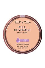 BYS Kompaktinė pudra Full Coverage Natural Beige, 8 g kaina ir informacija | Makiažo pagrindai, pudros | pigu.lt