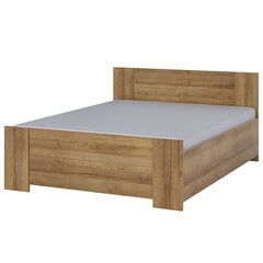 Кровать Selsey Rinker 160x200см, коричневая цена и информация | Кровати | pigu.lt