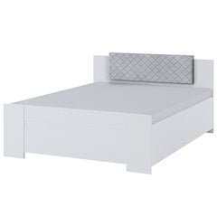 Кровать Selsey Rinker 160x200см, белого цвета цена и информация | Кровати | pigu.lt