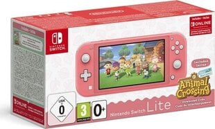 Nintendo Switch Lite (Coral) Animal Crossing цена и информация | Игровые приставки | pigu.lt