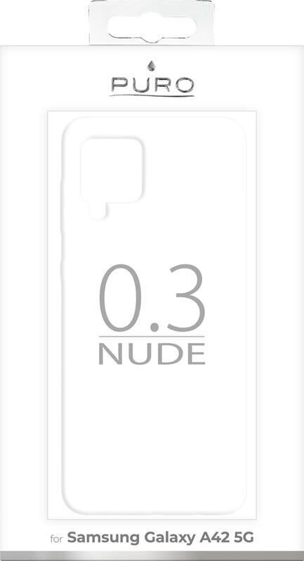 Puro PURO 0.3 Nude Etui skirtas Samsung Galaxy A42 5G kaina ir informacija | Telefono dėklai | pigu.lt