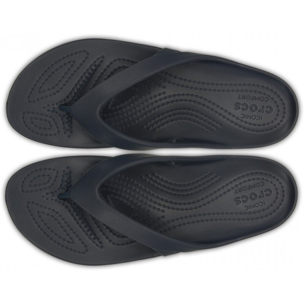 Crocs™ moteriškos šlepetės Kadee II Flip, mėlynos цена и информация | Šlepetės moterims | pigu.lt