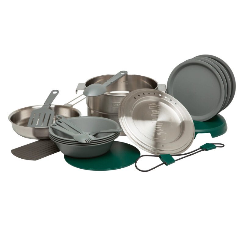 Virtuvinis rinkinys Full Kitchen Base Camp Cook Set, 3.5 l kaina ir informacija | Puodai, greitpuodžiai | pigu.lt