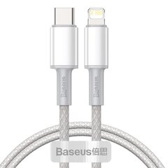 Кабель Baseus USB Type C - Lightning 20 W, 1 m 6953156231924 цена и информация | Кабели для телефонов | pigu.lt