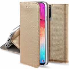 Fusion Magnet Book, skirtas Samsung Galaxy A42 5G, auksinis kaina ir informacija | Telefono dėklai | pigu.lt