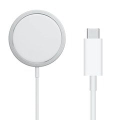 RoGer Зарядное устройство MagSafe 15W для Apple iPhone / 12 mini / 12 / 12 PRO / 12 PRO MAX / 5V / 2A / 1m USB-C / белое цена и информация | Зарядные устройства для телефонов | pigu.lt