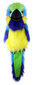 Pliušinis žaislas Papūga Blue and Gold Macaw PC003105 kaina ir informacija | Minkšti (pliušiniai) žaislai | pigu.lt