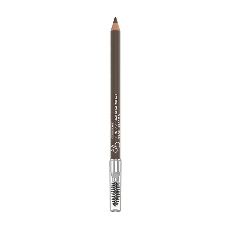 Antakių pieštukas su šepetėliu Golden Rose Powder, 1,19 g, 104 Brunette kaina ir informacija | Antakių dažai, pieštukai | pigu.lt