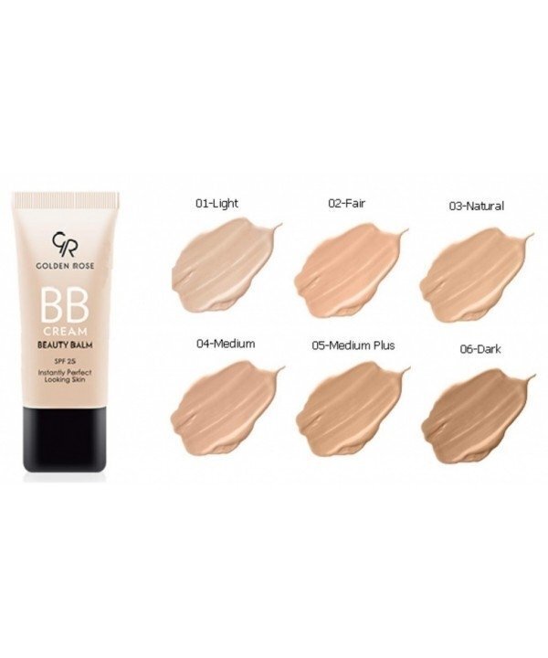 BB veido kremas Golden Rose Beauty Balm, 30 ml, 05 Medium-plius kaina ir informacija | Veido kremai | pigu.lt