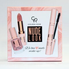 Kosmetikos rinkinys Golden Rose Nude Look kaina ir informacija | Lūpų dažai, blizgiai, balzamai, vazelinai | pigu.lt