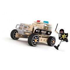 Medinis konstruktorius policijos mašina kaina ir informacija | Žaislai berniukams | pigu.lt