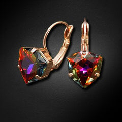 Серьги "Бермудский Треугольник (Volcano)" с кристаллами Swarovski™ цена и информация | Серьги | pigu.lt