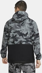 Nike Джемпер M NK Flx Vnt MX HD FZ Jkt Camo Grey Black цена и информация | Мужские толстовки | pigu.lt