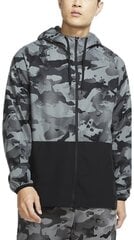 Nike Джемпер M NK Flx Vnt MX HD FZ Jkt Camo Grey Black цена и информация | Мужские толстовки | pigu.lt