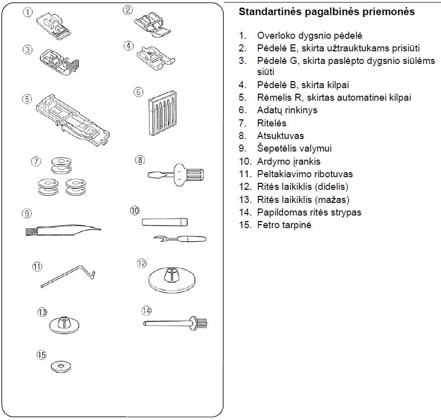 Janome 525S kaina ir informacija | Siuvimo mašinos | pigu.lt