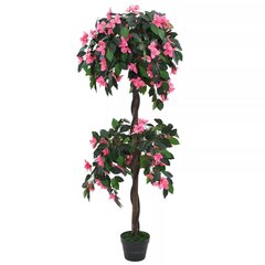Dirbtinis rododendras su vazonu, 150 cm цена и информация | Искусственные цветы | pigu.lt