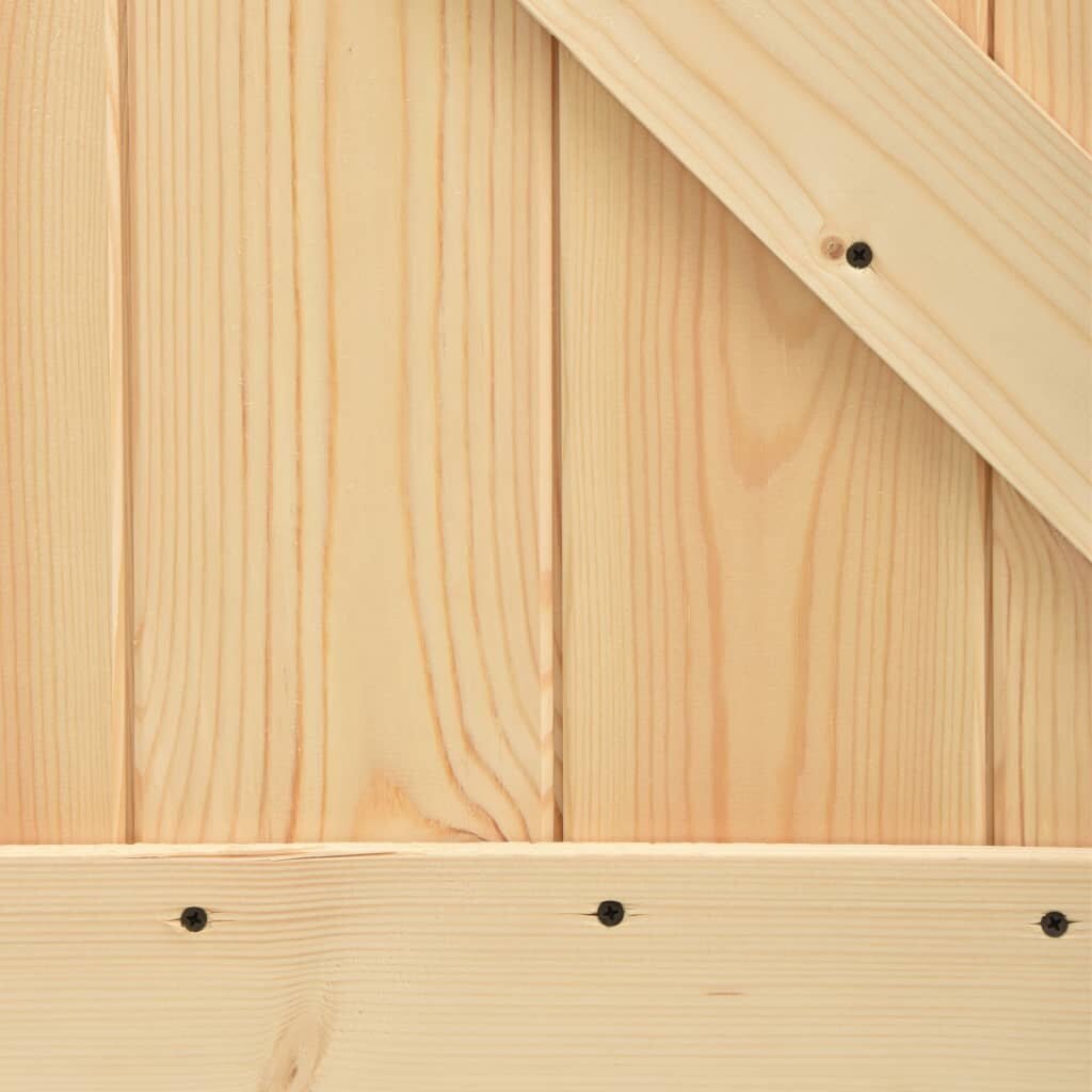Durys, 100x210cm, pušies medienos masyvas цена и информация | Vidaus durys | pigu.lt