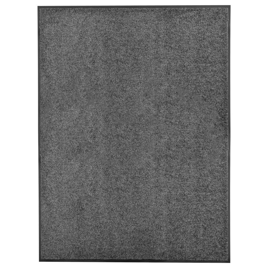 Durų kilimėlis, 90x120cm, pilkas kaina ir informacija | Durų kilimėliai | pigu.lt