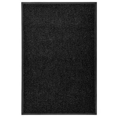 Durų kilimėlis, 60x90cm, juodas цена и информация | Придверные коврики | pigu.lt