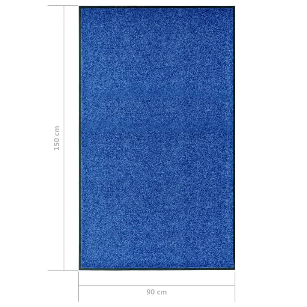 Durų kilimėlis, 90x150cm, mėlynas цена и информация | Durų kilimėliai | pigu.lt