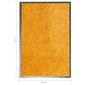 Durų kilimėlis, 40x60cm, geltonas цена и информация | Durų kilimėliai | pigu.lt