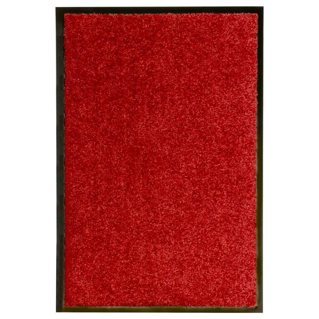 Durų kilimėlis, 40x60cm, raudonas kaina ir informacija | Durų kilimėliai | pigu.lt