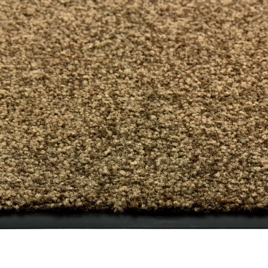 Durų kilimėlis, 90x120cm, rudas цена и информация | Durų kilimėliai | pigu.lt