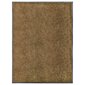 Durų kilimėlis, 90x120cm, rudas kaina ir informacija | Durų kilimėliai | pigu.lt