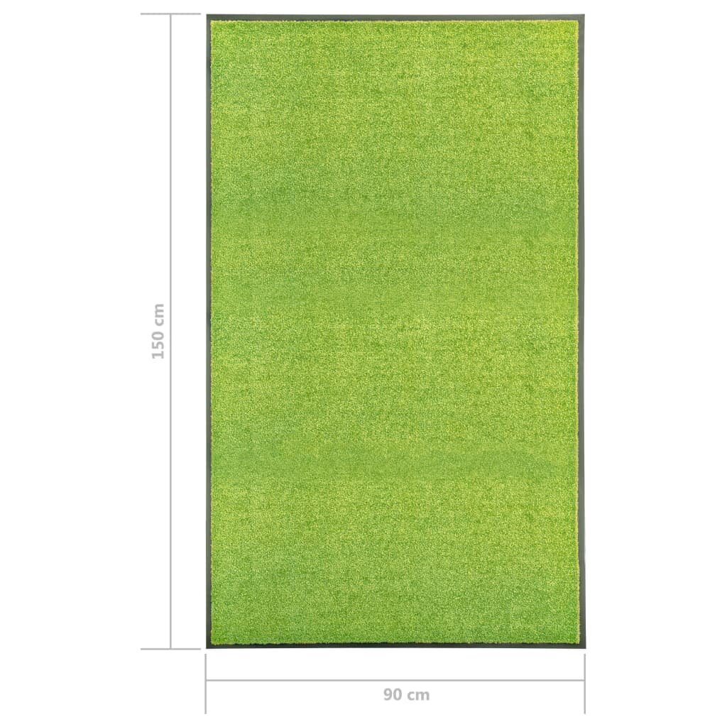 Durų kilimėlis, 90x150cm, žalias kaina ir informacija | Durų kilimėliai | pigu.lt