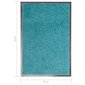 Durų kilimėlis, 40x60cm, mėlynas цена и информация | Durų kilimėliai | pigu.lt