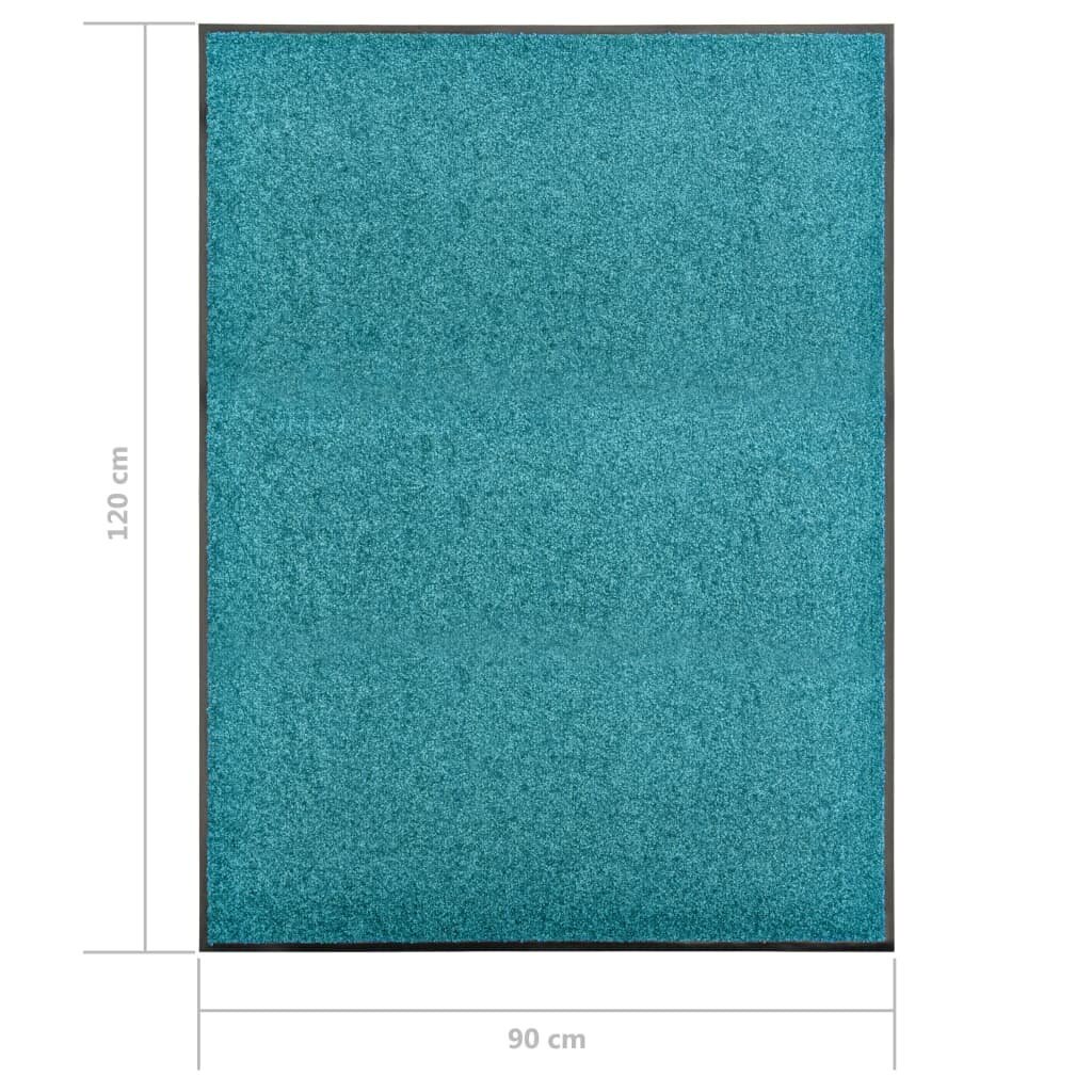 Durų kilimėlis, 90x120cm, mėlynas kaina ir informacija | Durų kilimėliai | pigu.lt
