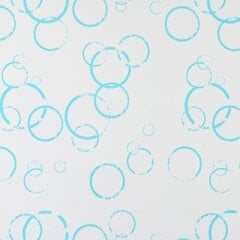 Dušo roletas 120x240 cm, burbuliukų raštas цена и информация | Набор акскссуаров для ванной | pigu.lt