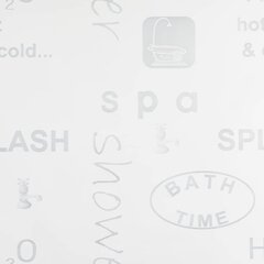 Dušo roletas, 160x240 cm, baltas цена и информация | Набор акскссуаров для ванной | pigu.lt