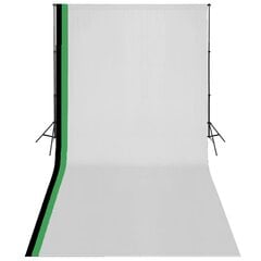 Fotostudijos komplektas, 3x6m kaina ir informacija | Fotografijos apšvietimo įranga | pigu.lt