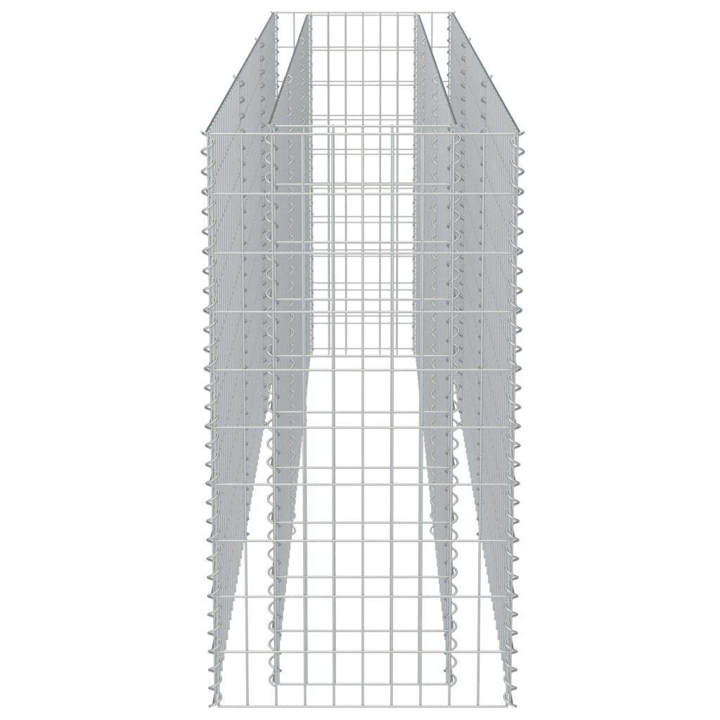 Gabiono vazonas, galvanizuotas plienas, 270x50x100cm, aukštas kaina ir informacija | Vazonai | pigu.lt