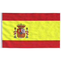 Ispanijos vėliava, 90 x 150 cm цена и информация | Флаги и аксессуары к ним | pigu.lt