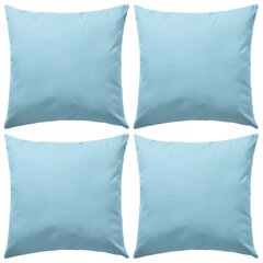 Lauko pagalvės Mėlynos 4vnt kaina ir informacija | Dekoratyvinės pagalvėlės ir užvalkalai | pigu.lt