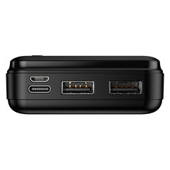 Зарядное устройство Maxlife MXPB-01 Power Bank / Micro USB / Type-C / 2x USB / 20 000 mAh цена и информация | Зарядные устройства Power bank | pigu.lt