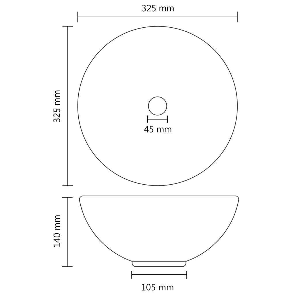 Praustuvas 325x140, rudas kaina ir informacija | Praustuvai | pigu.lt