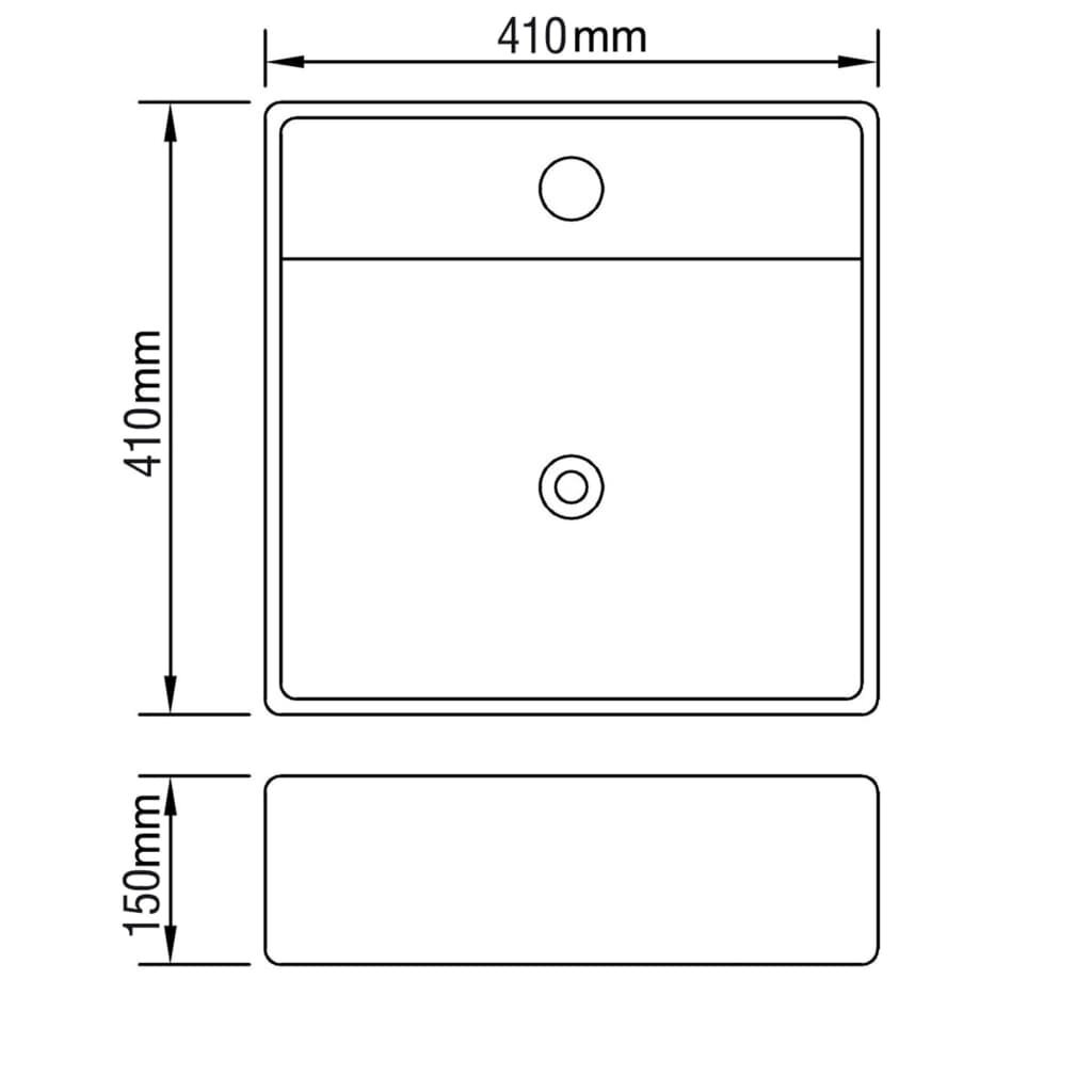 Praustuvas 410x150, sidabrinis kaina ir informacija | Praustuvai | pigu.lt