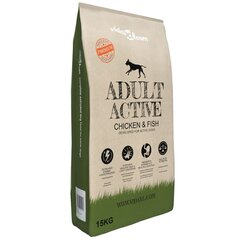 Sausas maistas Adult active chicken & fish, 15kg kaina ir informacija | Sausas maistas šunims | pigu.lt