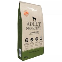 Sausas maistas šunims, adult sensitive lamb & rice, 15 kg цена и информация | Сухой корм для собак | pigu.lt