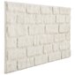 Sienos plokštės, 11vnt., baltos spalvos, EPS, plytų dizaino, 3D цена и информация | Plytelės sienoms | pigu.lt